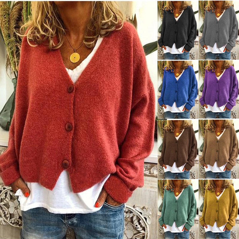 casual loose sweater knitted cardigan 27