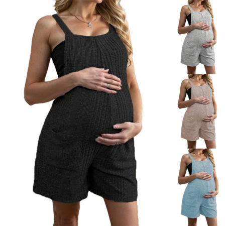 European and American new maternity overalls jumpsuit maternity wear 5